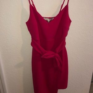 Pink Asymmetrical Dress